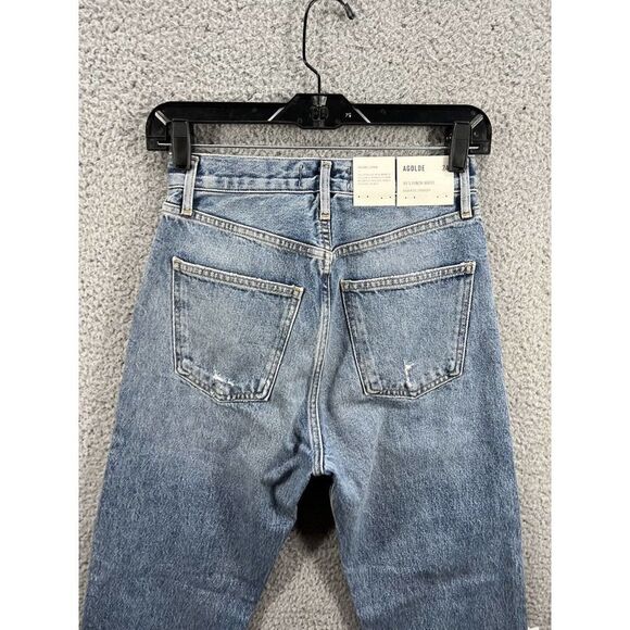 Agolde 90’s Pinch Waist High Rise Straight Size 24 in “Ruler” - Picture 7 of 12